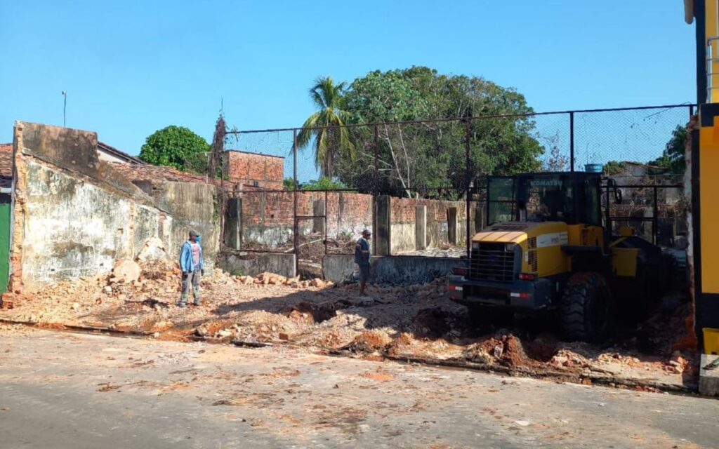 Nova quadra poliesportiva do Colégio Arariense tem obras em andamento